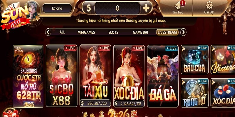 Casino Sunwin mở ra cơ hội trải nghiệm vô vàn tựa game độc đáo